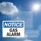 Signmission Gas Alarm OSHA Notice Sign, Plastic, 10in W x 7in L, 2PK OS-2PACK-NS-P-710-L-12985 - alternate 3